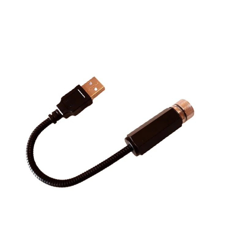 Romantic Galaxy Star Car Roof Light Projector USB Atmosphere Lamp